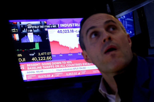 Investors react as stocks jump on Trump’s tariff pause