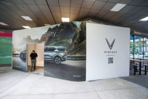 Fast electric vehicle (EV) maker prepares to open a store