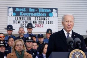 U.S. President Biden travels to Maine to pay respects to