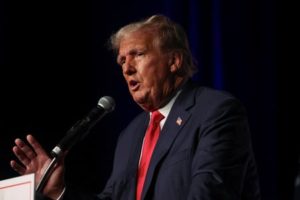 FILE PHOTO: Former U.S. President and Republican presidential candidate Trump