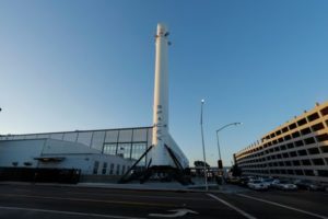 FILE PHOTO: SpaceX headquarters is shown in Hawthorne, California.